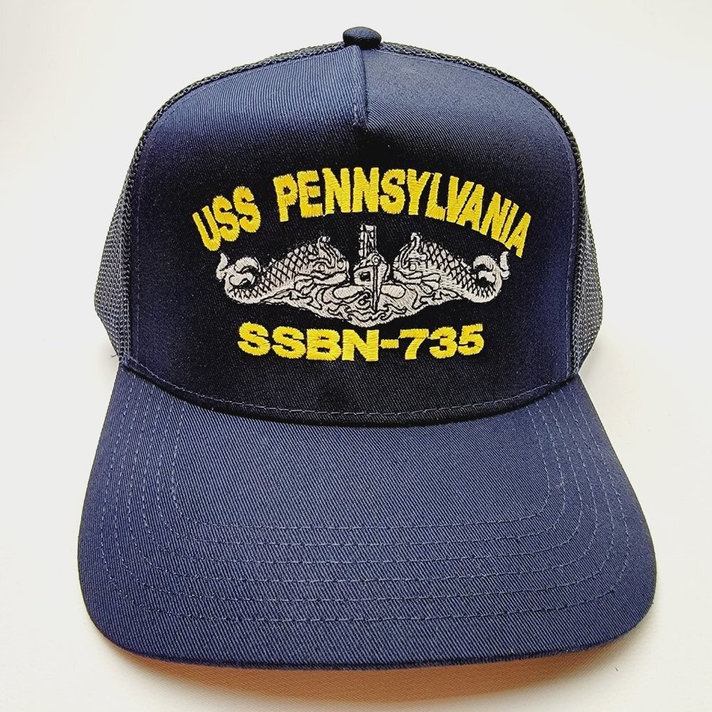USS PENNSYLVANIA SSBN-735 Direct Embroidered Baseball Hat